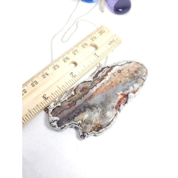 Lace Agate Necklace - Picture 8 of 8